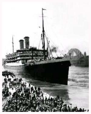 SS Ormonde Orient Line at Sydney